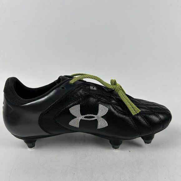 Under Armour Hydrastrike II SG Soccer Cleats Women US 8.5 Black with Extra Laces - Picture 6 of 14